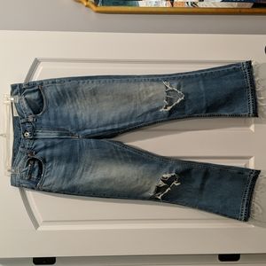 Rag & Bone Cropped Flare Boyfriend Jeans